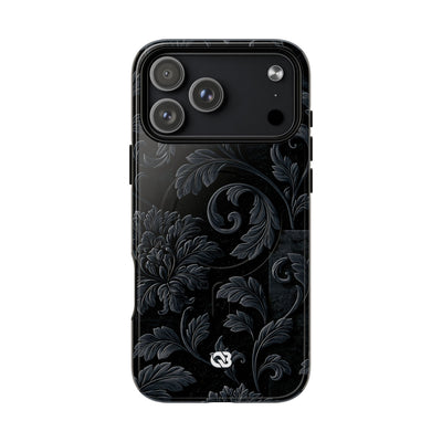 Obsidian Damask · Tough 2.0 Magnetic Phone Case for iPhone · Black