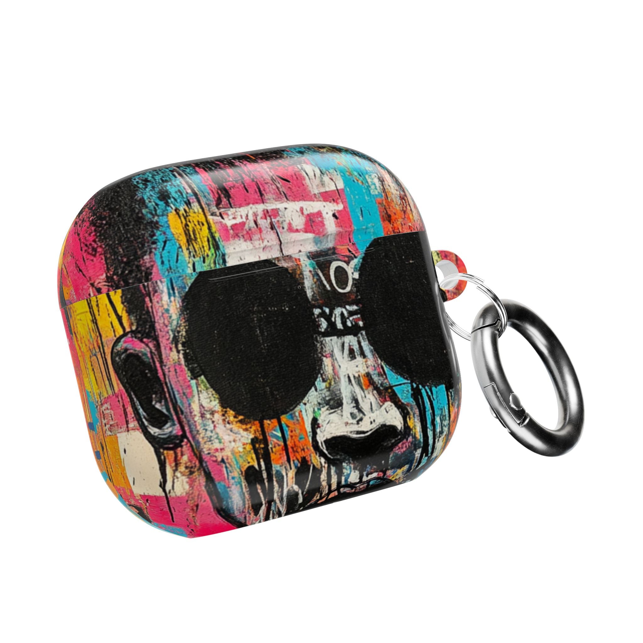 Black Orb Face - AirPods Case