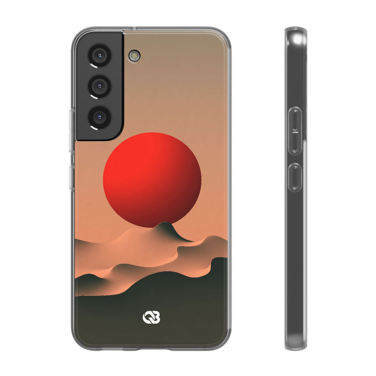 Crimson Sol Ridge · Lite Phone Case for Samsung · Red