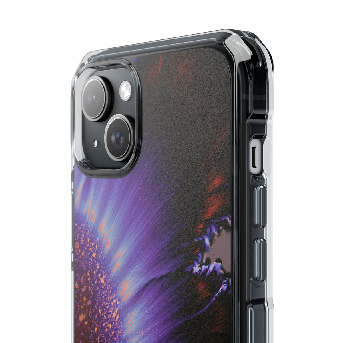 Ethereal Corona · Clear Impact Magnetic Phone Case for iPhone · Purple