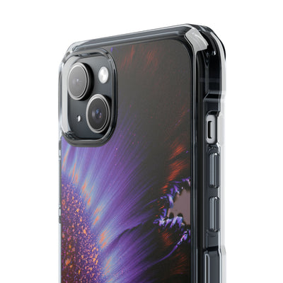 Ethereal Corona · Clear Impact Magnetic Phone Case for iPhone · Purple