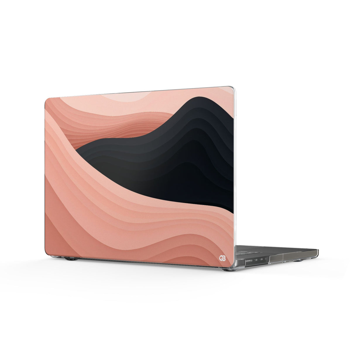 Terracotta Horizon · Clear Hard Case for MacBook · Orange