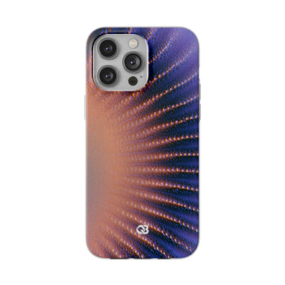 Luminous Aura Burst · Lite Phone Case for iPhone ·  Blue
