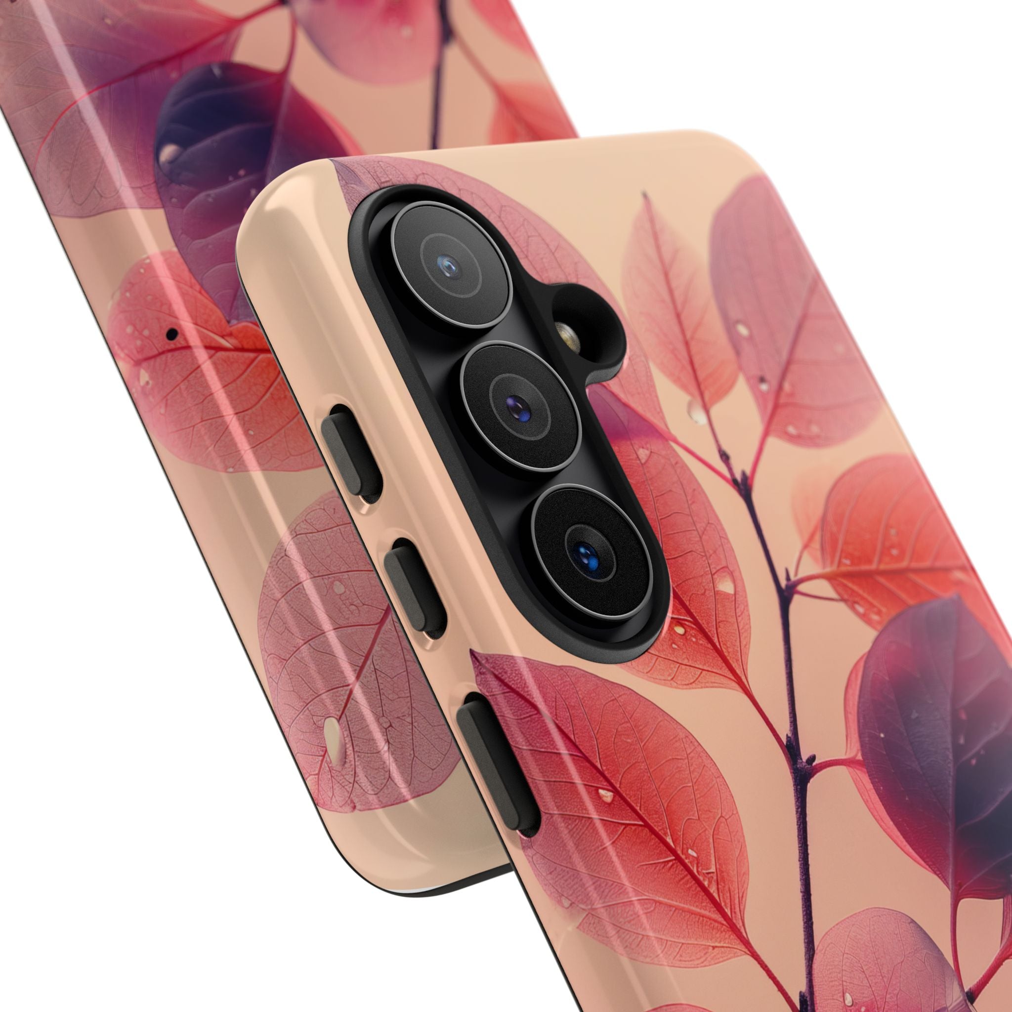 Dewy Magenta Foliage · Tough Phone Case for Samsung