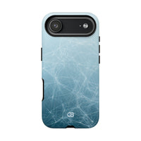 Teal Tough Phone Case for iPhone - Arctic Digital Nexus