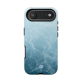 Teal Tough Phone Case for iPhone - Arctic Digital Nexus