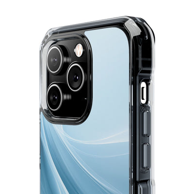 Blue Impact MagSafe Phone Case for iPhone - Arctic Silk Drift