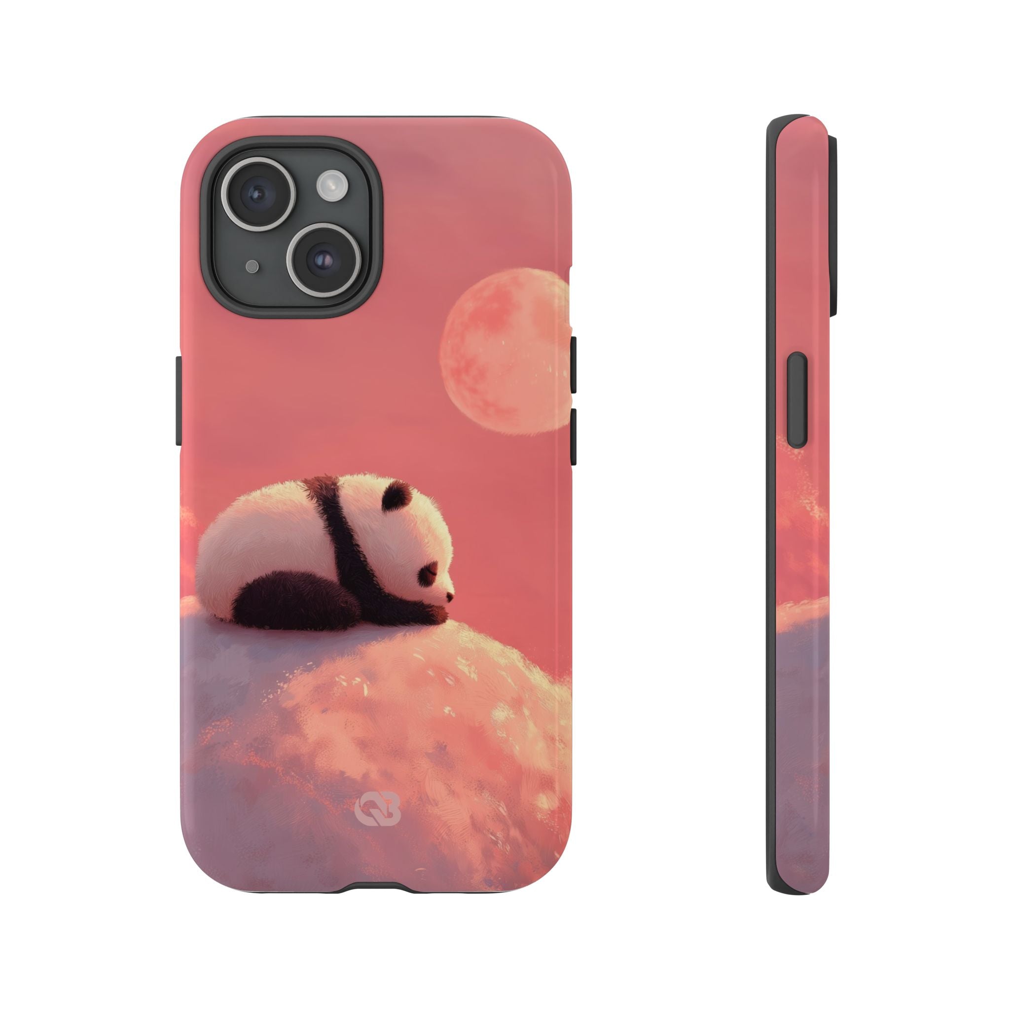Rose Moon Panda · Tough Coque de téléphone pour iPhone