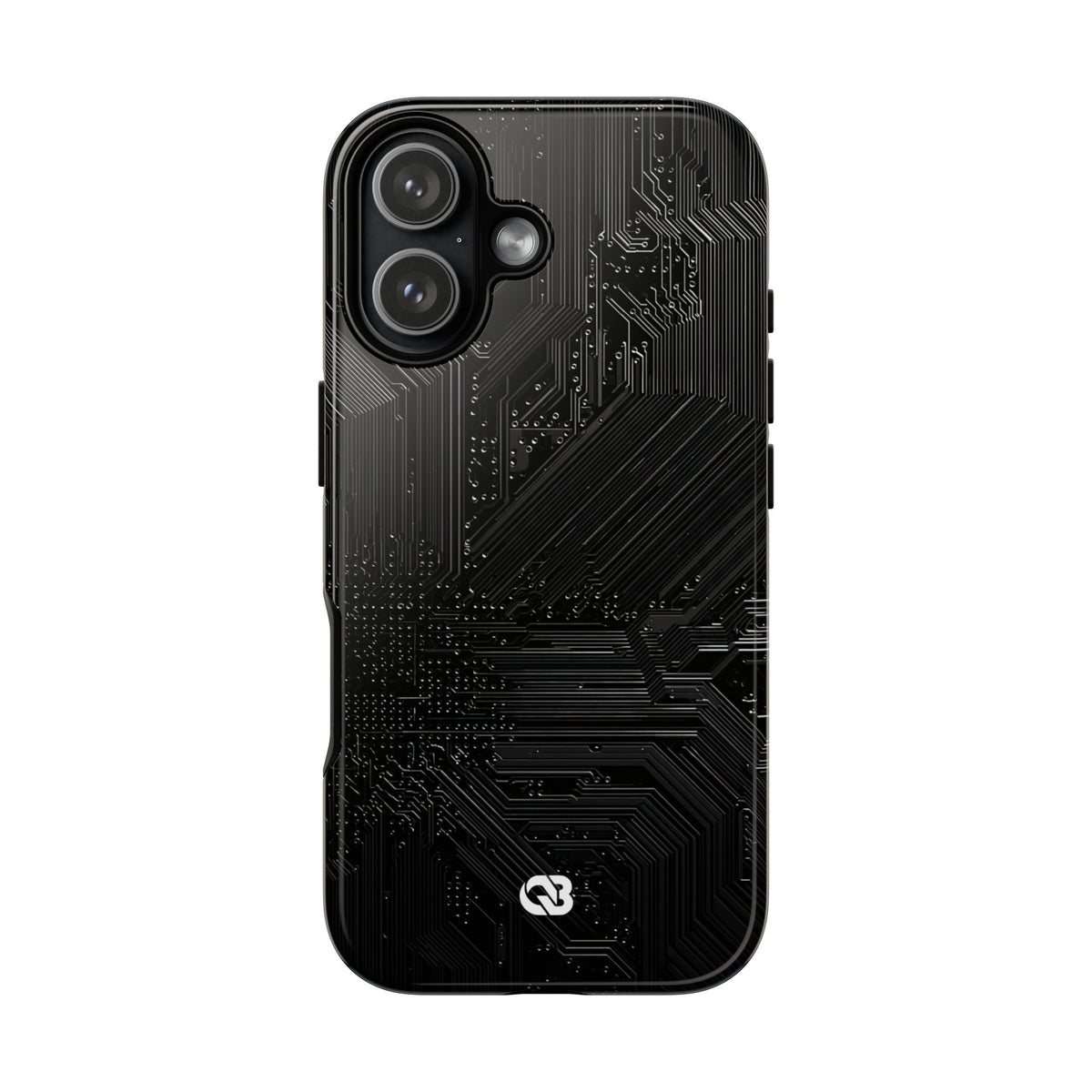 Obsidian Circuitry · Tough Phone Case for iPhone · Black
