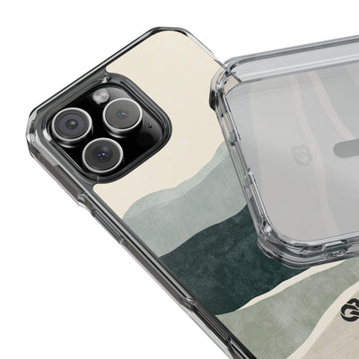Green Impact MagSafe Phone Case for iPhone - Misty Sage Valley