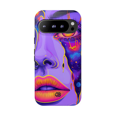 Violet Cosmic Gaze · Tough Phone Case for Google Pixel