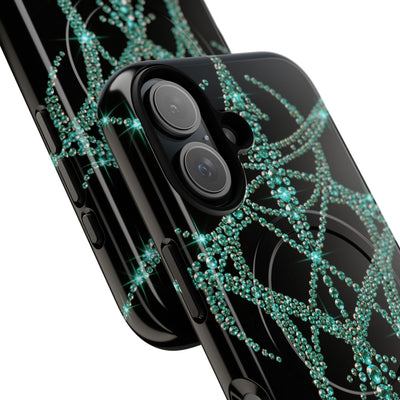 Teal Cyber Sigil · Tough 2.0 Magnetic Phone Case for iPhone · Teal