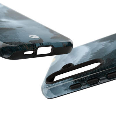 Silent Nordic Fjord · Tough Phone Case for Samsung · Blue