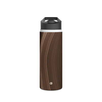 Umber Strata · Insulated Water Bottle · Brown