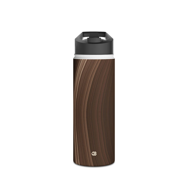 Umber Strata · Insulated Water Bottle · Brown