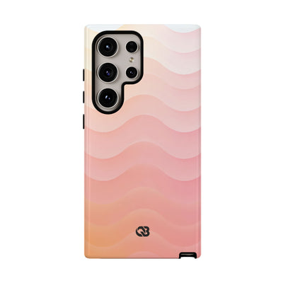 Blush Horizon Waves · Tough Phone Case for Samsung · Pink