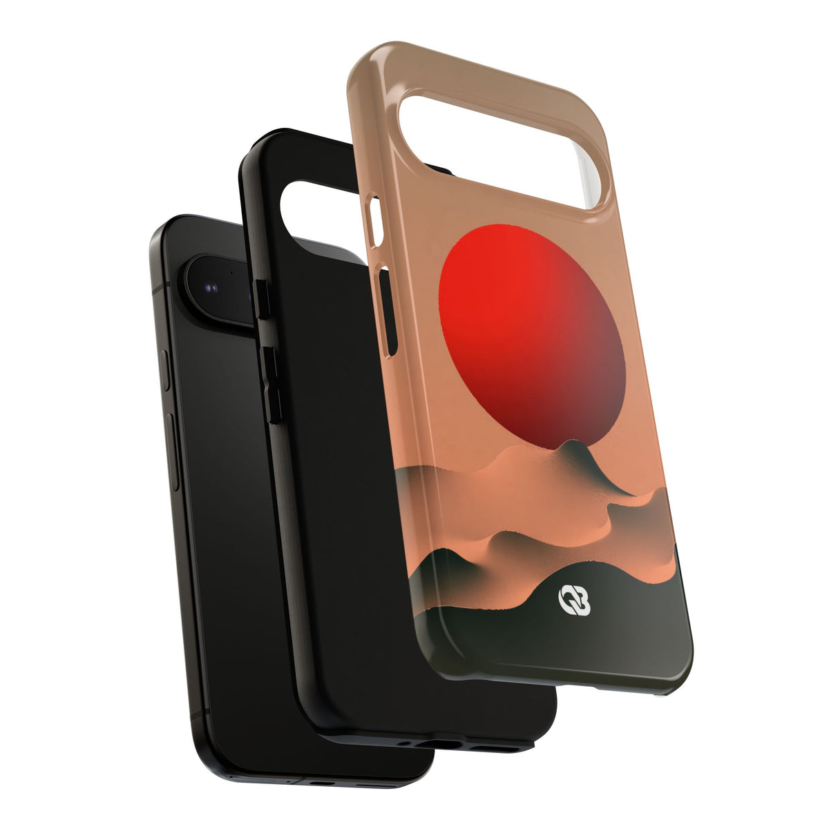 Crimson Sol Ridge · Tough Phone Case for Pixel ·  Red