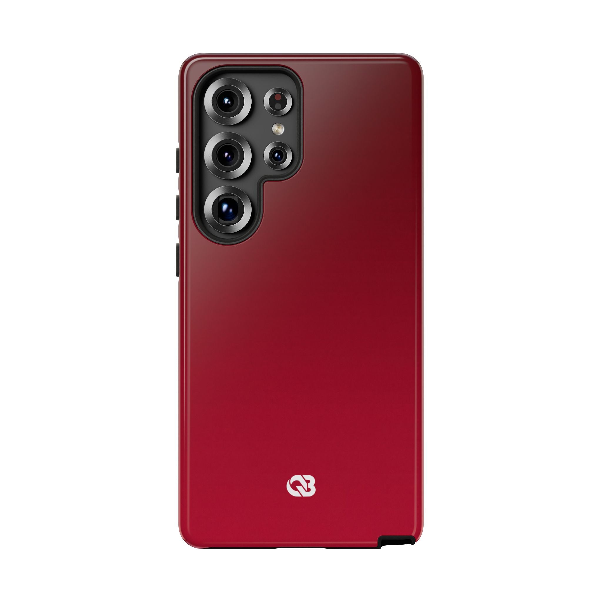 Red Tough Phone Case for Samsung - Crimson Velvet Fade