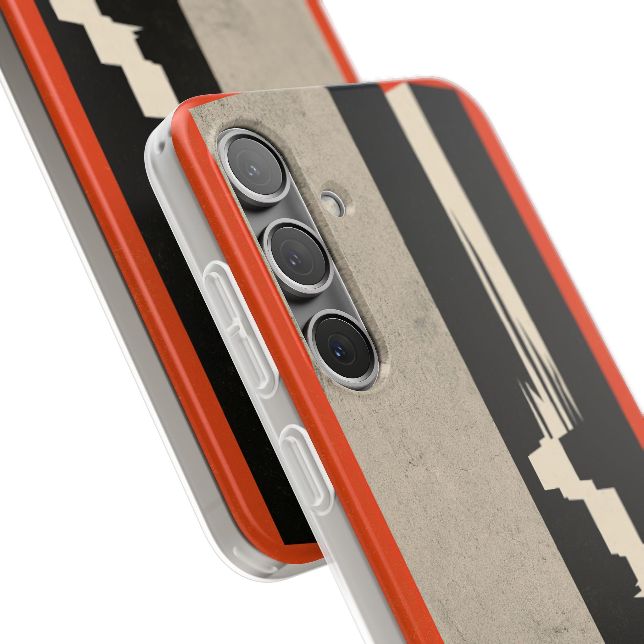 Orange Lite Phone Case for Samsung - Orange Monolith Rift