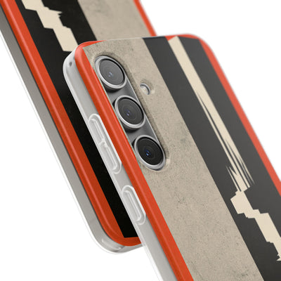 Orange Lite Phone Case for Samsung - Orange Monolith Rift
