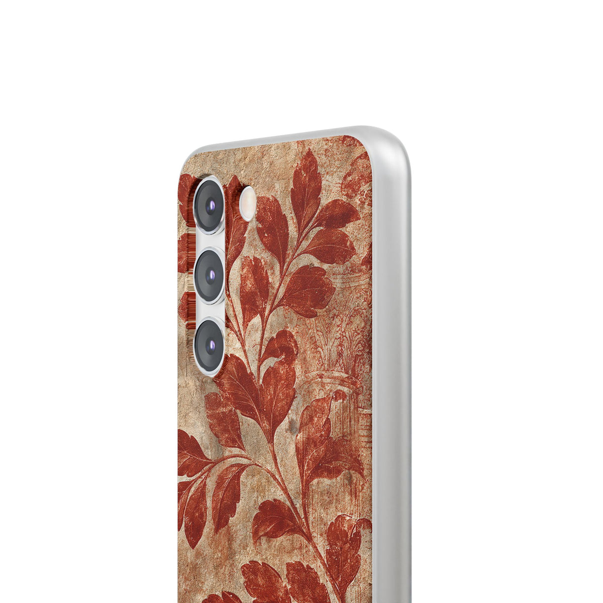 Terracotta Botanical Fresco · Lite Phone Case for Samsung · Red
