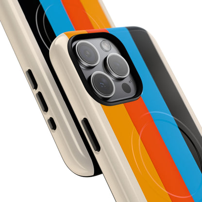 Vivid Stripe Harmony iPhone 15 Pro Max Case - Tough+
