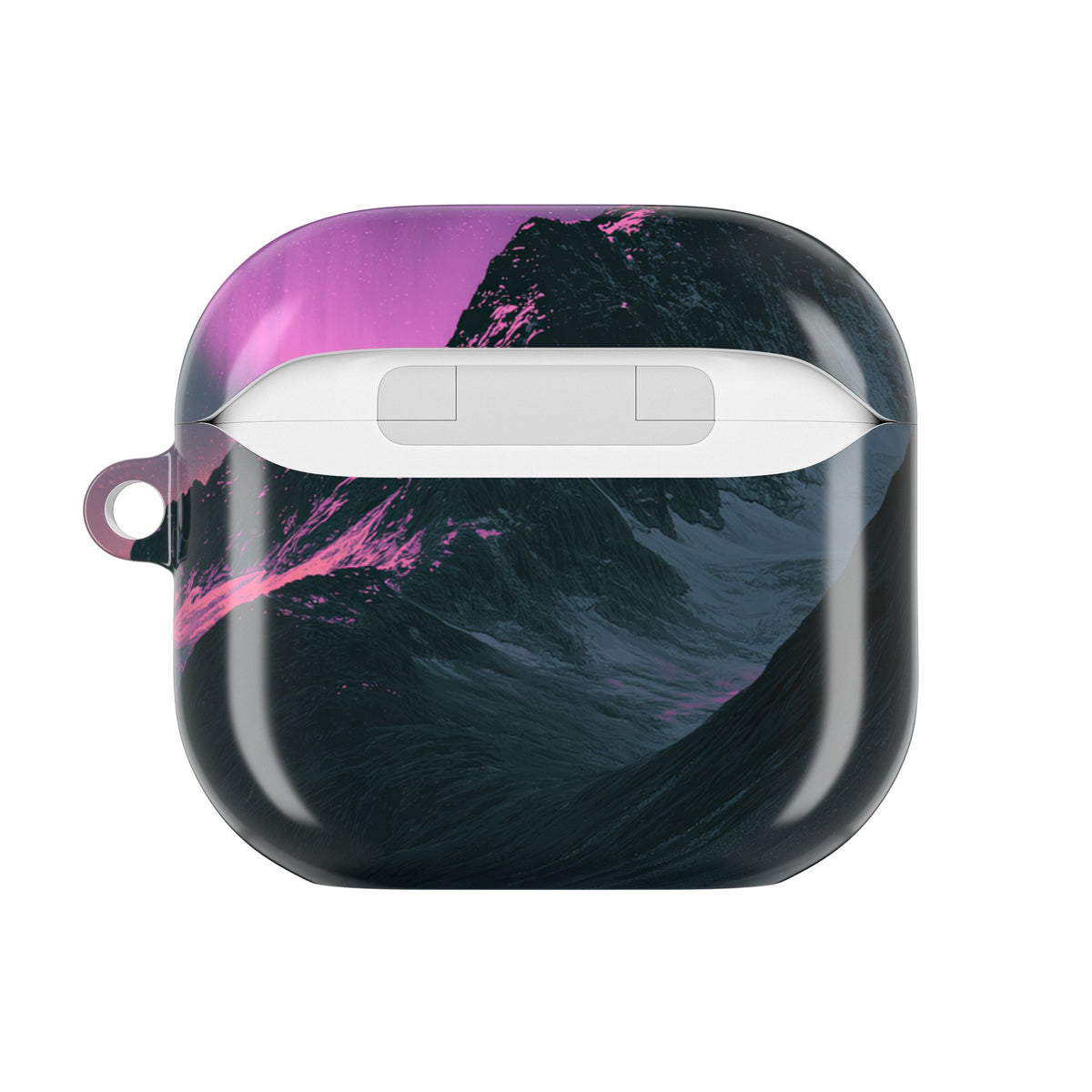 Arctic Aurora Summit · Hard Case for AirPods & AirPods Pro · Black