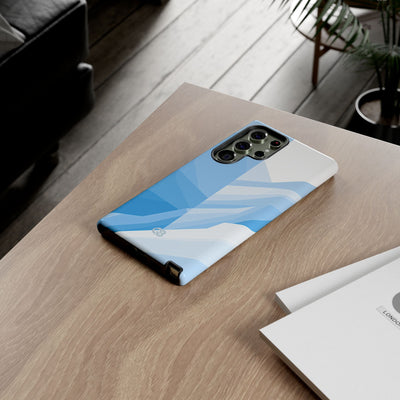 Blue Tough Phone Case for Samsung - Arctic Glacial Ridge