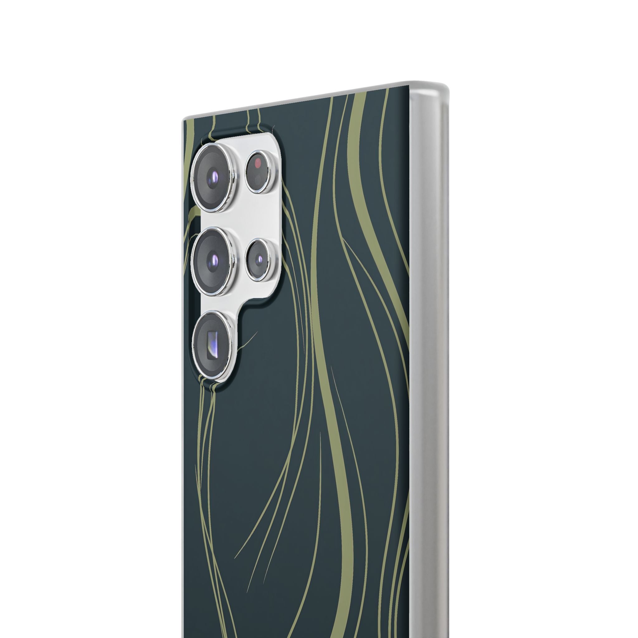 Green Lite Phone Case for Samsung - Obsidian Sage Flow
