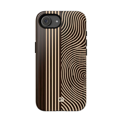 Timber Ring Contour · Tough Phone Case for iPhone · Brown
