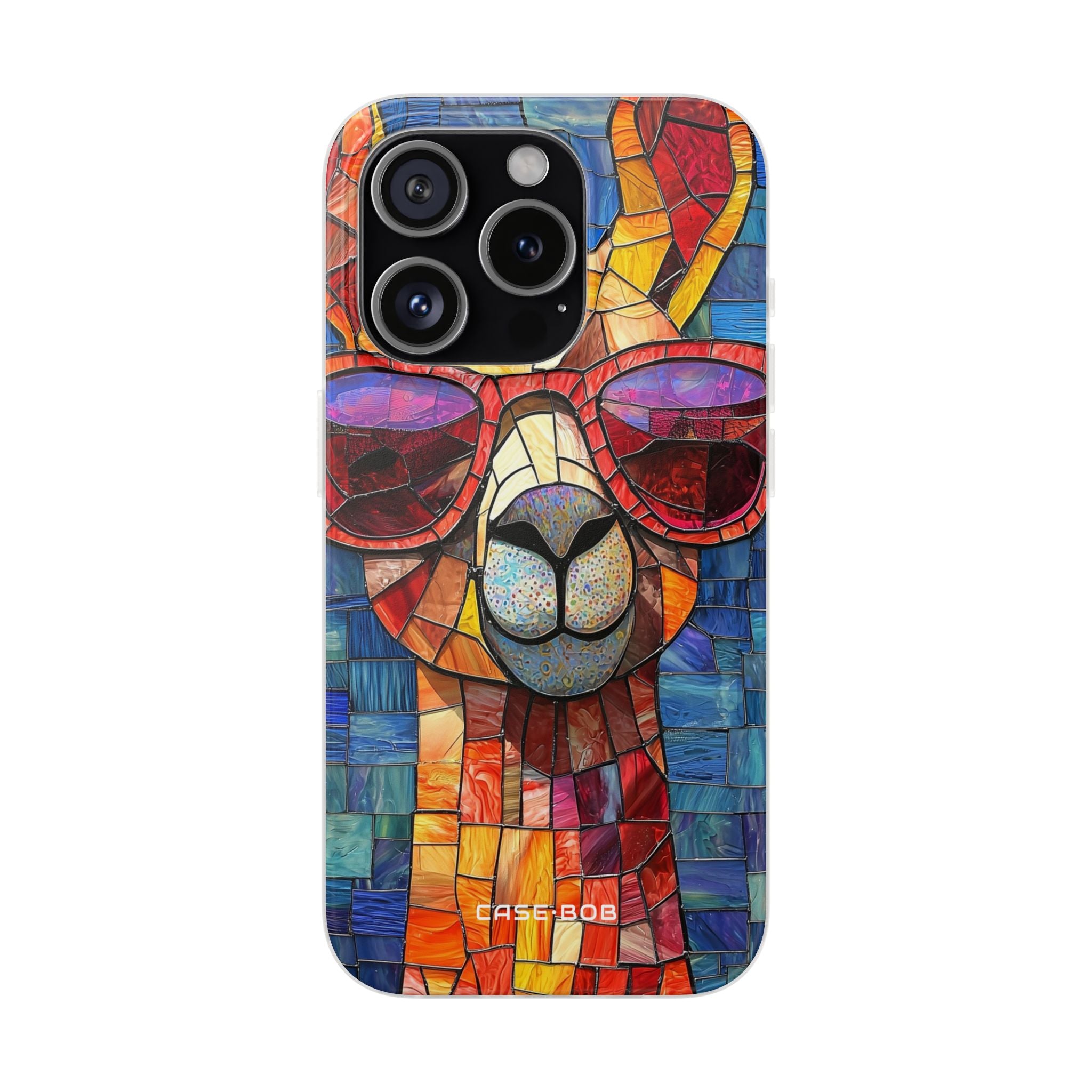 Llama Glow iPhone 15 Pro Skal - Mjukt