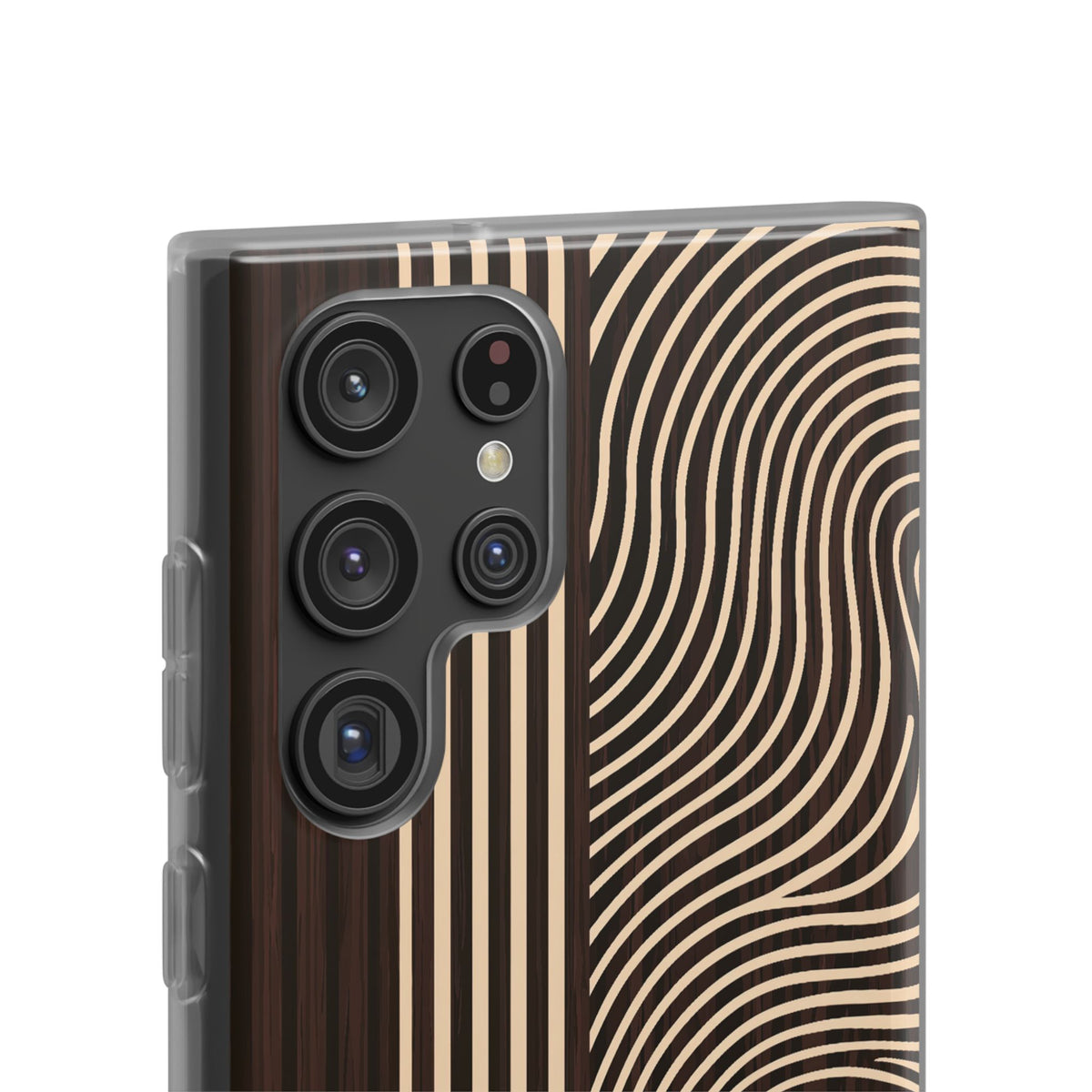 Timber Ring Contour · Lite Phone Case for Samsung · Brown