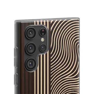 Timber Ring Contour · Lite Phone Case for Samsung · Brown