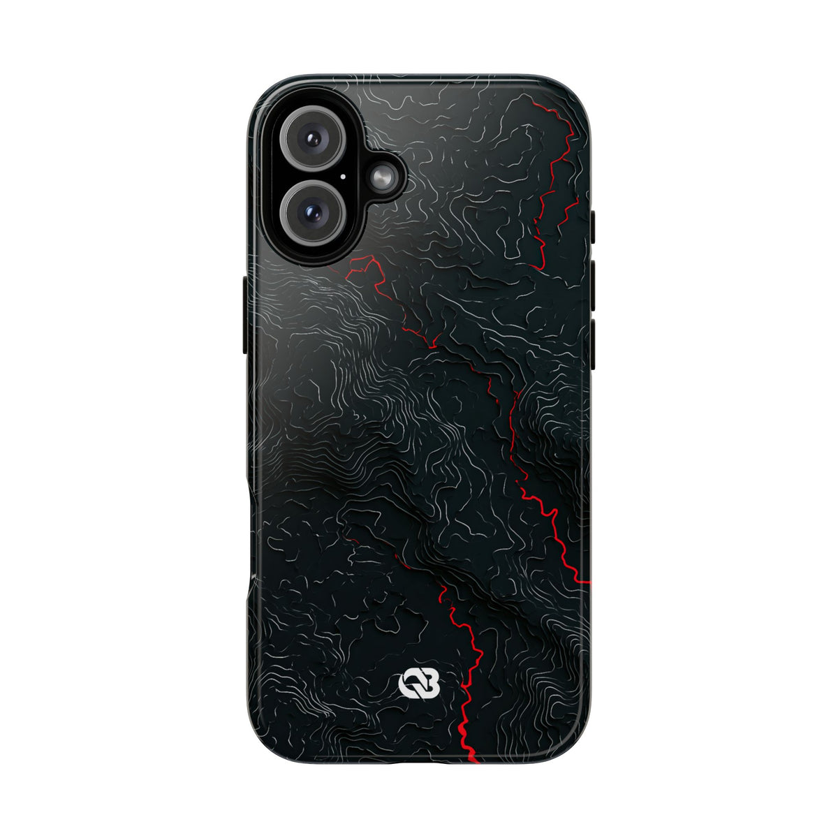 Crimson Rift · Tough Phone Case for iPhone · Black