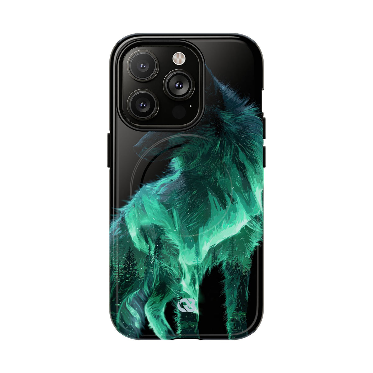 Nordic Aurora Fox · Tough 2.0 Magnetic Phone Case for iPhone · Teal
