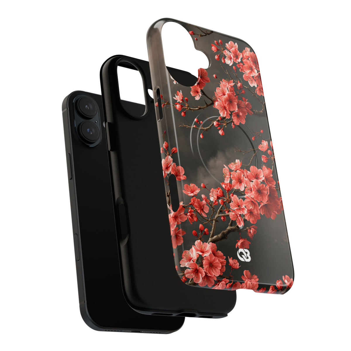 Dark Sakura Nocturne · Tough 2.0 Magnetic Phone Case for iPhone · Black
