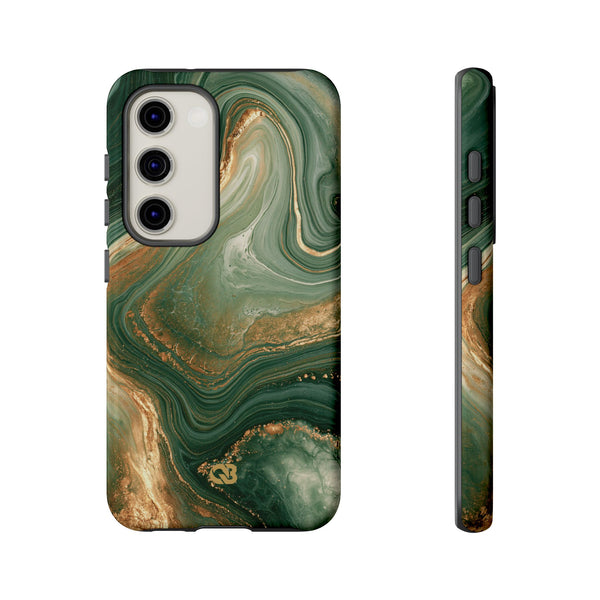 Jade Suminagashi · Tough Phone Case for Samsung · Green