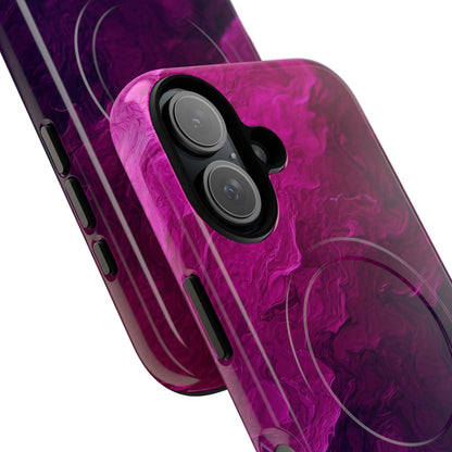 Violet Swirl iPhone 16 Case - Tough+