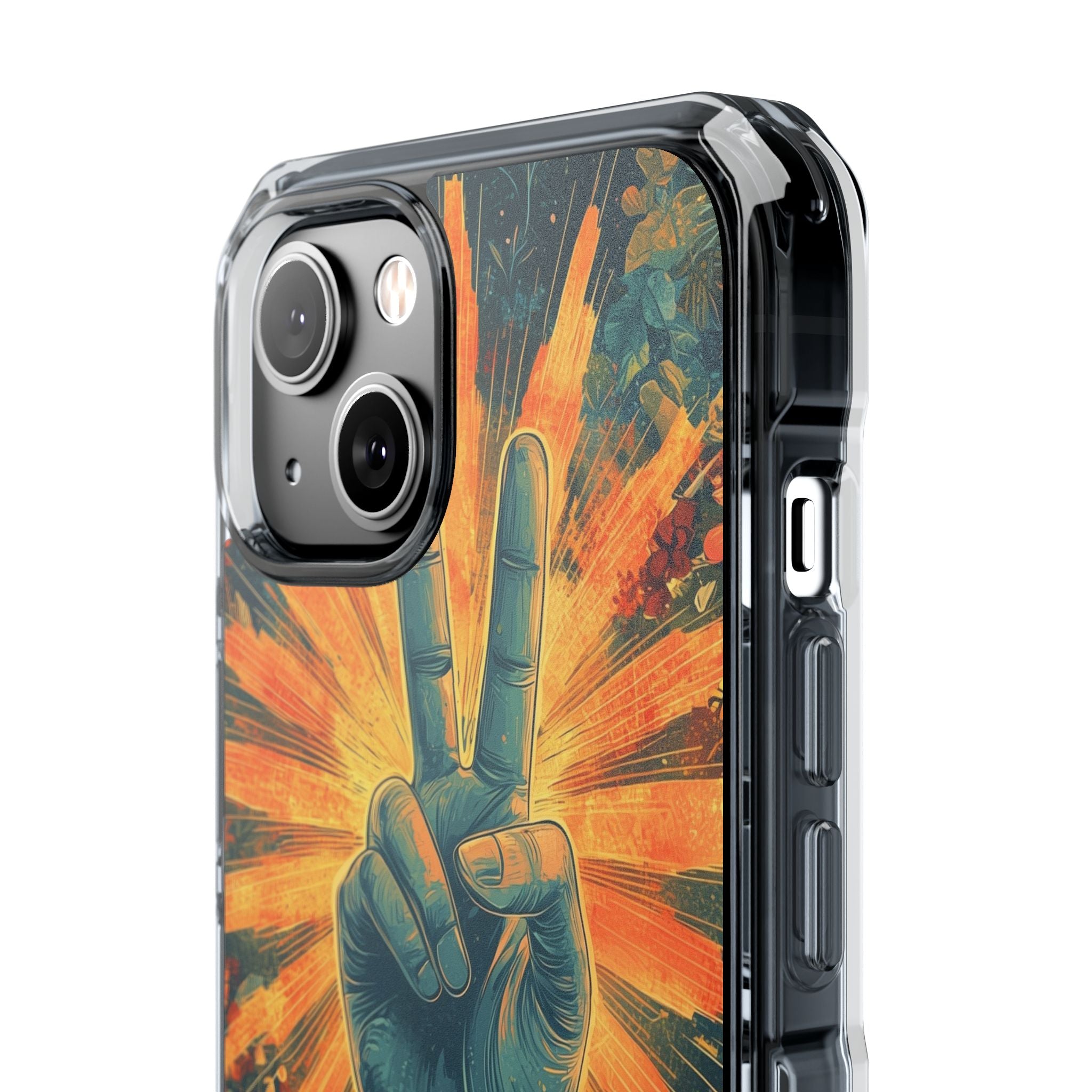 Radiant Peace Bloom · Impact etui na telefon dla iPhone · MagSafe