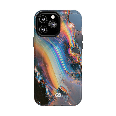 Prismatic Aura Flow · Tough 2.0 Magnetic Phone Case for iPhone · Blue