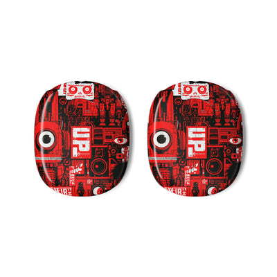 Neo Mecha Collage · Hard Case for AirPods Max · Red