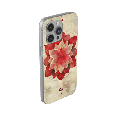 Crimson Petal Peak · Soft Phone Case for iPhone