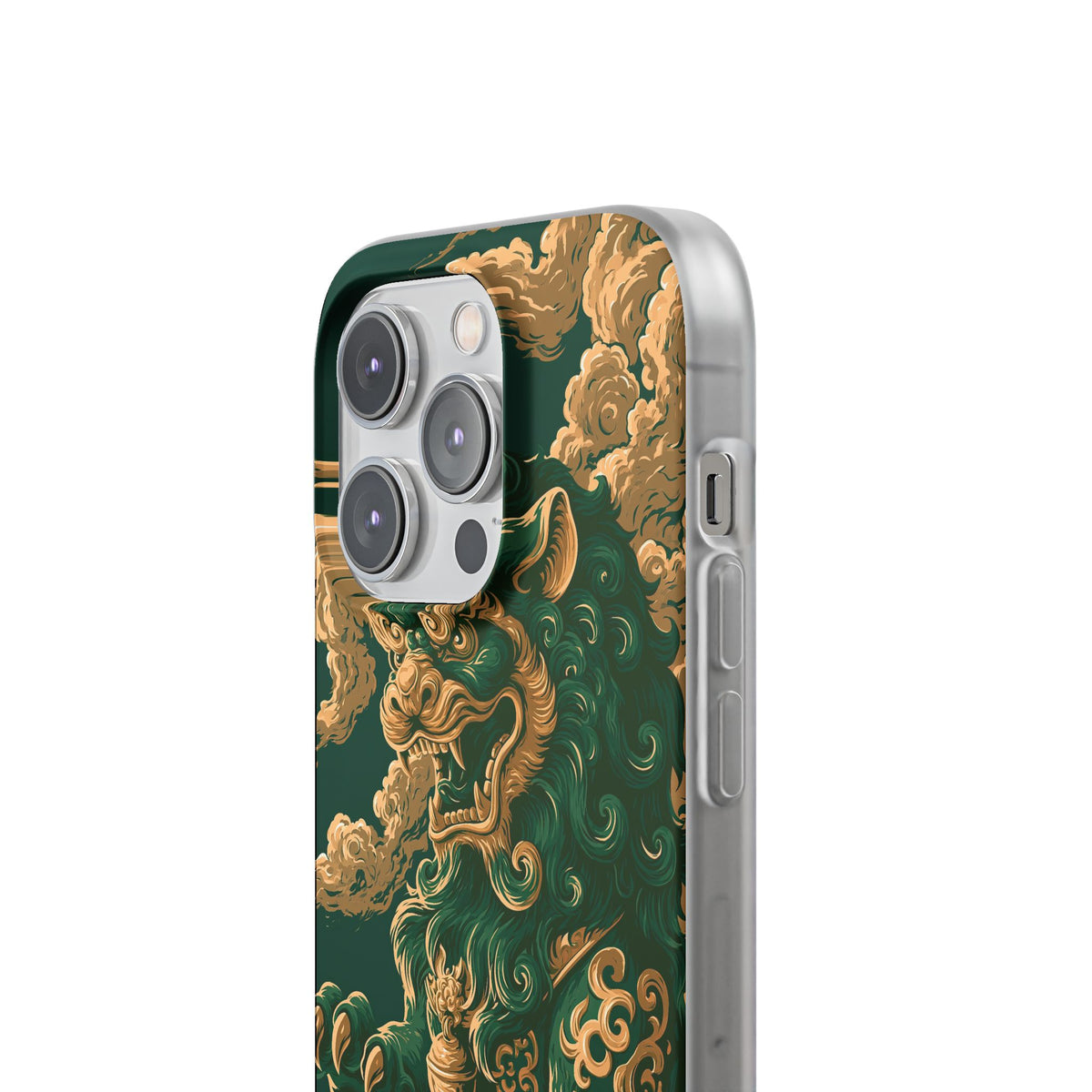 Imperial Guardian Lion · Lite Phone Case for iPhone ·  Green
