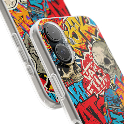 Skate Skull Riot · Lite Phone Case for iPhone ·  Red