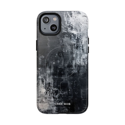 Texturiertes Blackscape iPhone 14 Plus Case - Tough+