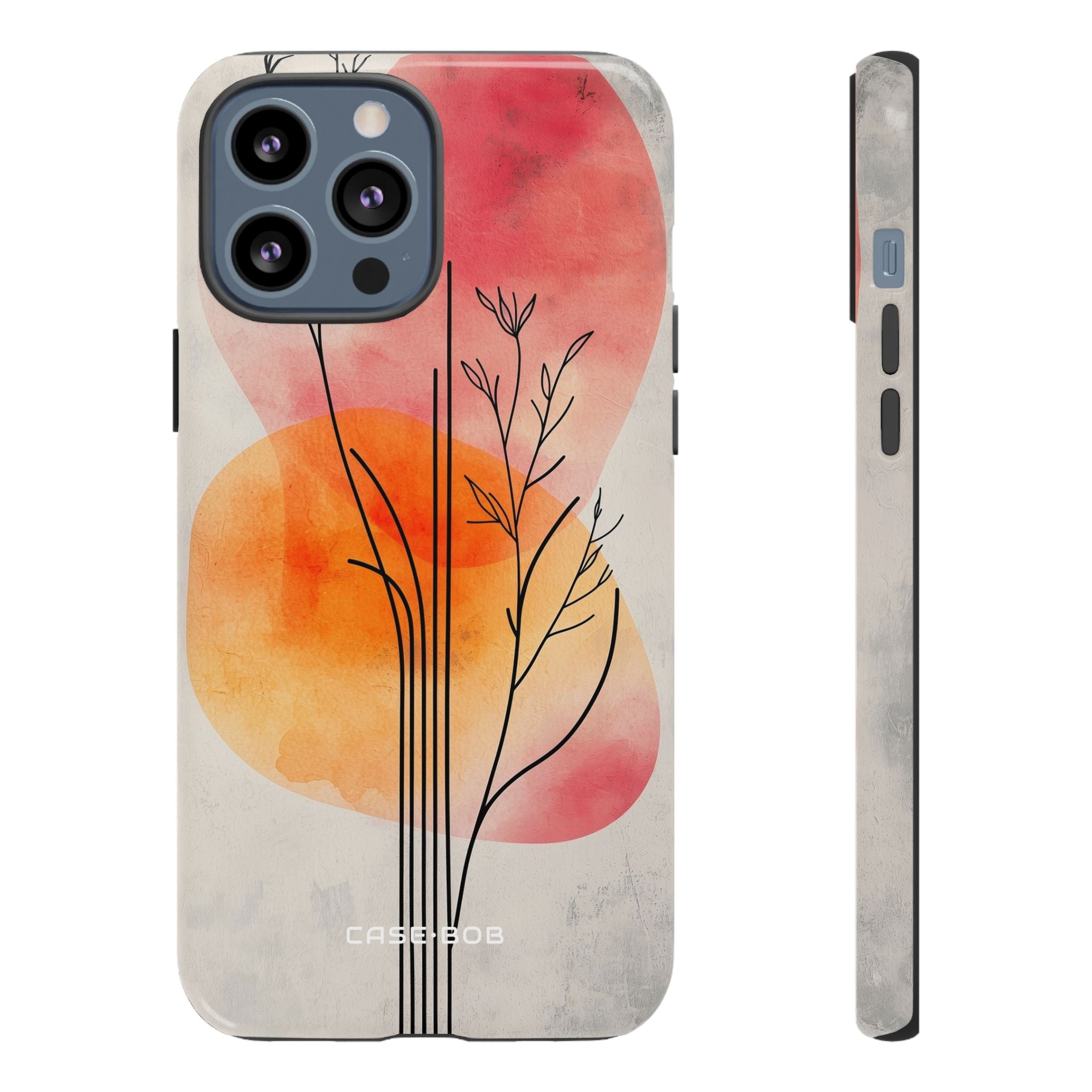 Curved Stem Sunset iPhone 13 Pro Max Case - Tough