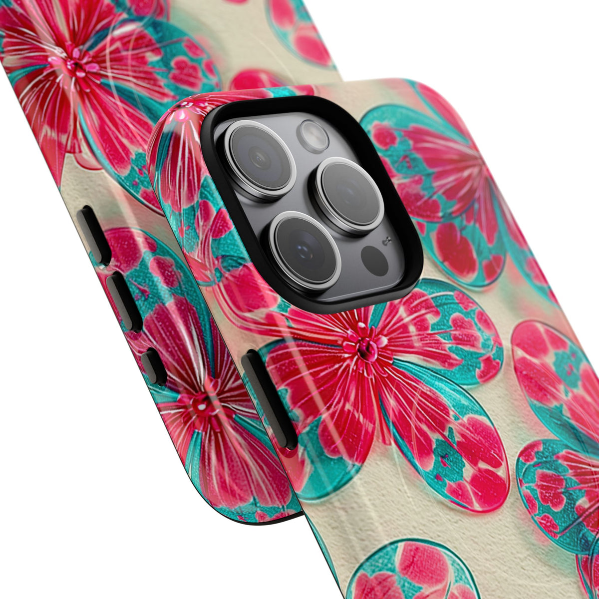 Lucite Jelly Bloom · Tough 2.0 Magnetic Phone Case for iPhone · Pink