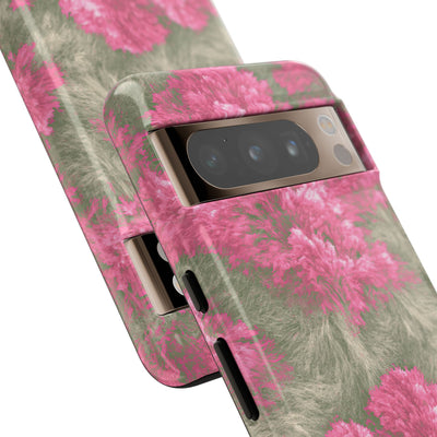 Digital Blossom · Tough Phone Case for Pixel ·  Pink