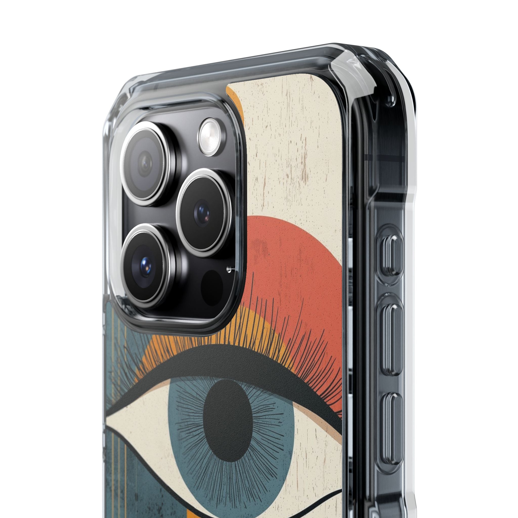 Distressed Azure Ocular · Impact Phone Case for iPhone · Magsafe