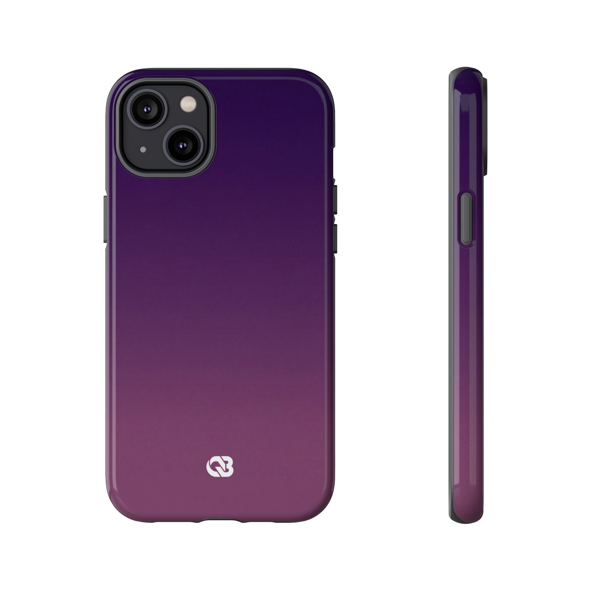 Purple Tough Phone Case for iPhone - Nocturnal Plum Fade